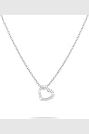 Tamaris Liebeskind TJ-0547-N-45 - Cadena de 925 con forma de corazón, 45 cm, , Circonia cúbica