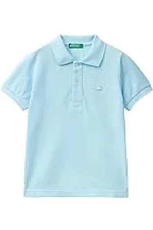 Benetton Camiseta Polo M/M 3089G300D Camisa, , 18 Meses para Niños