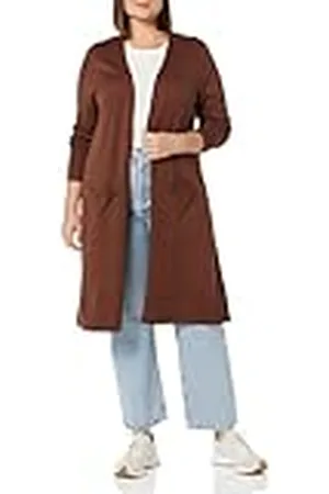Amazon Jersey Cárdigan Largo y Ligero (Disponible en Tallas Grandes) Mujer, , 4XL Grande