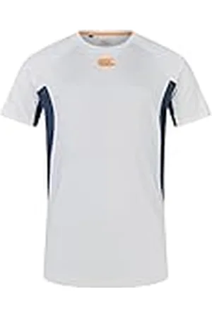 Canterbury Vapodri Superlight Camiseta para Hombre, Whitecap Gray/Midnight Navy, S
