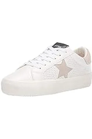Steve Madden Estornino, Zapatillas Mujer, Blanco/Multicolor, 39 EU
