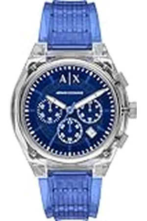 Armani Exchange Reloj Analógico para Hombres de Cuarzo con Correa en Poliuretano AX4166