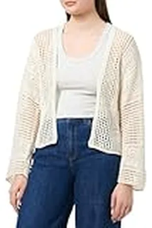 VILA Viluna L/S Knit Cardigan/Ka Suéter, , M para Mujer