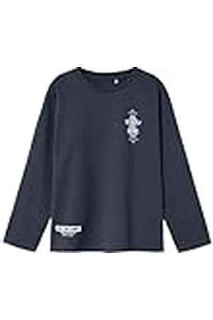 NAME IT Nkmroma LS Nreg Top Camiseta de Manga Larga, , 122-128 para Niños