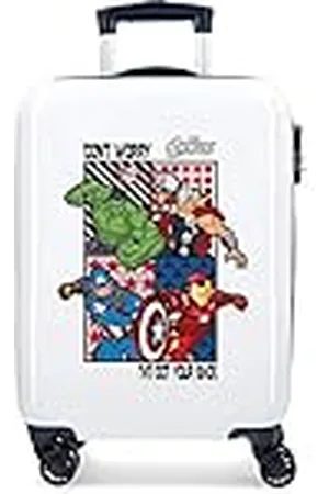 Marvel Los Vengadores All Maleta de cabina Multicolor 34x55x20 cms Rígida ABS Cierre combinación 32L 2,6Kgs 4 Ruedas dobles Equipaje de Mano
