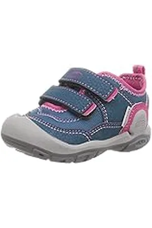 Keen Knotch Hollow DS, Zapatillas Unisex niños, Azul (Blue Coral/Pink Peacock), 35 EU