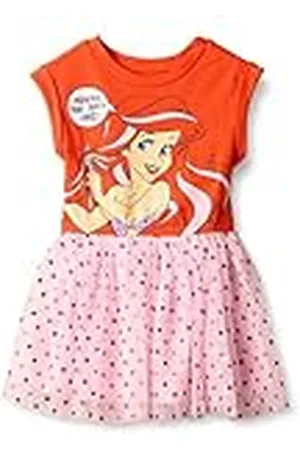 Amazon Disney | Marvel | Star Wars Vestidos tutú de Punto con Manga Corta - Colores interrumpidos Niña, , 8 años