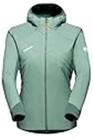 Mammut Rime Light in Flex-Chaqueta con Capucha para Mujer, Color XL plumón, Jade-Jade Oscuro