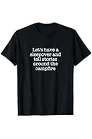 Statement Blend Vamos a tener una fiesta de pijamas y contar historias alrededor de la fogata Camiseta
