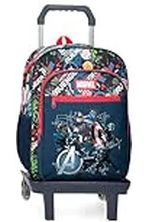 Marvel Joumma Avengers Legendary Mochila Escolar con Carro 30x40x13 cms Poliéster 15,6L