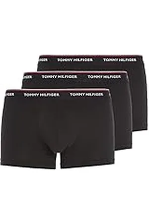 Tommy Hilfiger 3p LR Trunk Boxers, Black 990, M (Pack de 3) para Hombre
