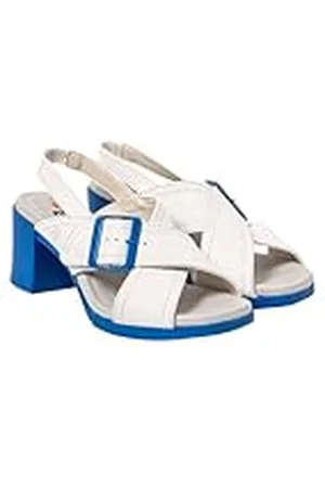 Art 1845 Cannes, Sandalia Mujer, Nappa White-Blue, 36 EU