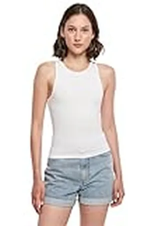 Build Your Brand Camiseta de Tirantes para Mujer Camisa Cami, , XXXL