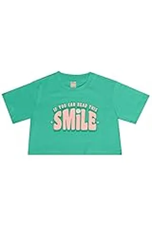 Mr Wonderful Mr.Wonderful - Camiseta con Mangas Cortas S-M - If You Can Read This, Smile