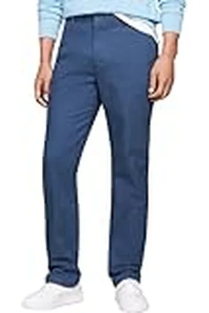 Tommy Hilfiger Pantalón Hombre Essential Twill Chino Corte Normal, Azul (Aegean Sea), 34W / 36L
