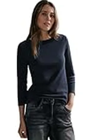 CECIL 317389 Basic Boatneck Camiseta, , XXL para Mujer