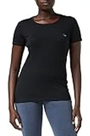 Emporio Armani Crew Neck T-Shirt Iconic Cotton, Camiseta Mujer, , XL