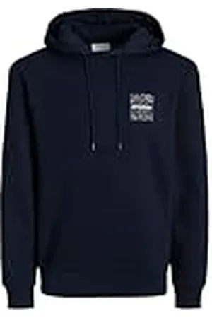 JACK & JONES Jjliner Sweat Hood Pls Sudadera con Capucha, , 6XL Grande para Hombre
