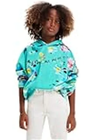 Desigual Sweat_Flores 4144 Lucite Green Sudadera, , 6 años para Niñas