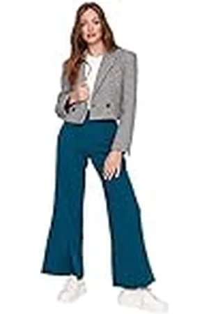 Trendyol Pantalones Rectos de Cintura Alta para Mujer, , 42
