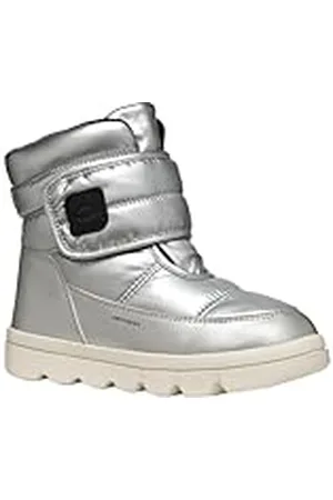 Geox J WILLABOOM Girl B A, Bota de Nieve, Silver, 29 EU