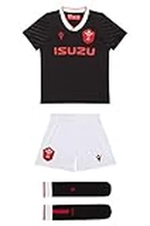 macron 58125563 Wru M20 WRU M20 - Camiseta con pantalones cortos y calcetines, para niños, color , 3/4Y, unisex, Unisex niños, 58125563, , 1/2y