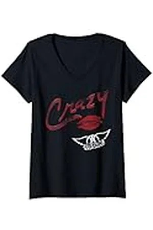 Aerosmith Loco Camiseta Cuello V