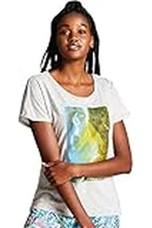 Dare 2B Tee T- Camiseta para Mujer Summer Days, Mujer, DWT449 5QK20L, Argent Grey, FR : 3XL (Taille Fabricant : 20)