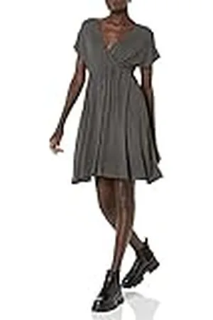 Amazon Vestido Cruzado (Disponible en Tallas Grandes) Mujer, , XXL