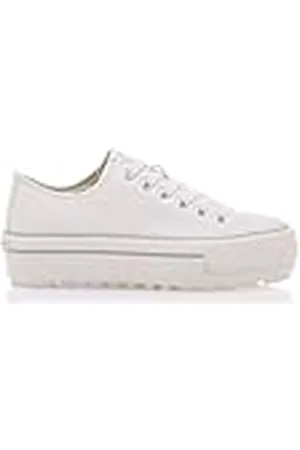 MTNG Deportivas Mujer Deportivas Bigger-T 60423 Mujer | Deportivas Casual | Cierre con Cordones | 58179 | P. Blanco