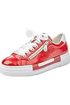 Rieker Spring/Summer, Zapatillas de Deporte Mujer, Red, 38 EU