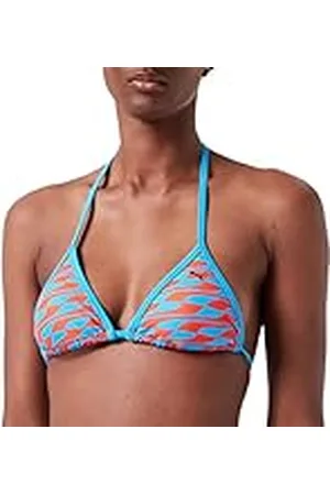 PUMA Swimwear Formstrip Triangle Top Parte Superior de Bikini, , XS para Mujer
