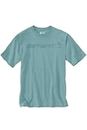 Carhartt Relaxed Fit Heavyweight Short-Sleeve Logo Graphic T-Shirt Camiseta Work Utility, , M para Hombre