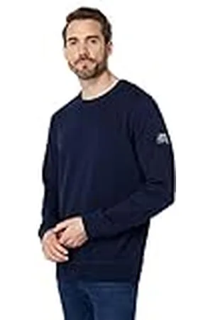 ECOALF Sudadera Hombre San Diegalf, sin Capucha, de Algodón, Tejido Reciclado, Sudadera Hombre, Sudadera Algodón Hombre, Cómoda y Ligera, Talla M, Color