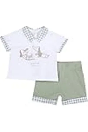 chicco Conjunto Niña y Niño con Camiseta y Pantalones Cortos, Ideal para Fiestas y Eventos, Designed in Italy
