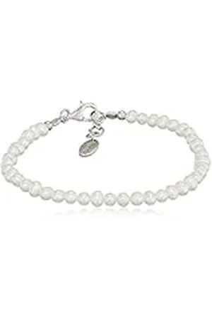 Engelsrufer Pulsera plata 925 Sterling de mujeres agua dulce perlas longitud 18 cm (7,68") + 2 cm (0.79")