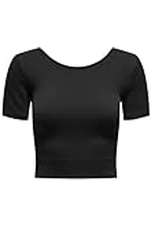 ONLY Onpjaia Life SS 2-Way Crop Seam Top Noos, , M-L Mujeres