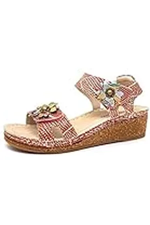 LAURA VITA Facraho 01, Sandalias Peeptoe Mujer, Color , 37 EU