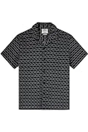 Springfield Camisa Manga Corta Estampada Viscosa, , S para Hombre