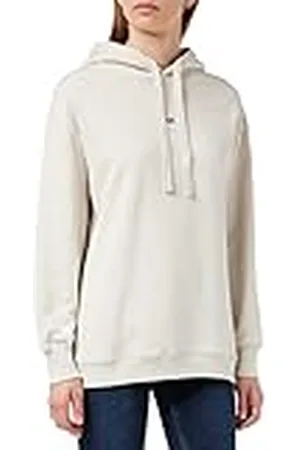 JJXX Jxcleo LS Loose Time Noos-Sudadera con Capucha, Moonbeam/Detalles: Negro emb, S para Mujer