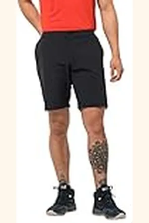 Jack Wolfskin Jwp Pantalones Cortos de Senderismo para Hombre, de Secado Rápido, , L