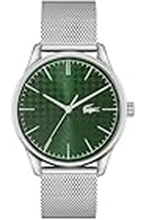 Lacoste Reloj Analógico de Cuarzo para Hombre Colección Vienna con Correa de Malla de Acero Inoxidable Plateada - 2011189