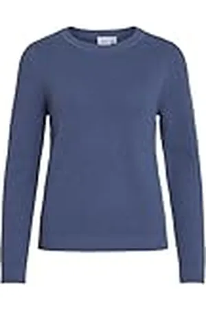 VILA Vidalo O-Neck L/S Knit Top-Noos Jersey de Punto, , L para Mujer