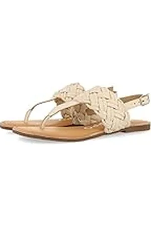 Gioseppo Sandalias Planas Off-White de Piel Trenzada para Mujer sergines
