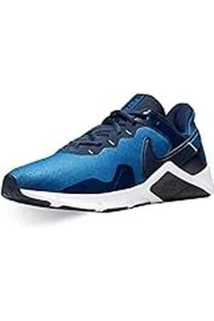 Nike Legend Essential 2, Zapatillas de Atletismo Hombre, Dk Marina Blue/Midnight Navy-O, 44.5 EU