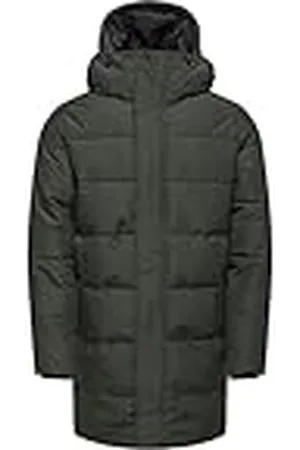 Only & Sons Onscarl Life Noos Otw Long Quilted Coat Chaqueta Acolchada, Verde Oscuro, XXL para Hombre