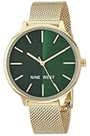 Nine West Reloj de Pulsera de Malla para Mujer