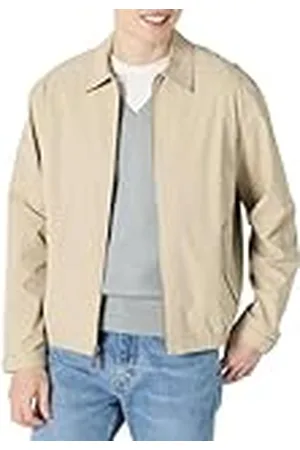Amazon Chaqueta Bomber Elástica, Ligera y Holgada con Cremallera Hombre, , M