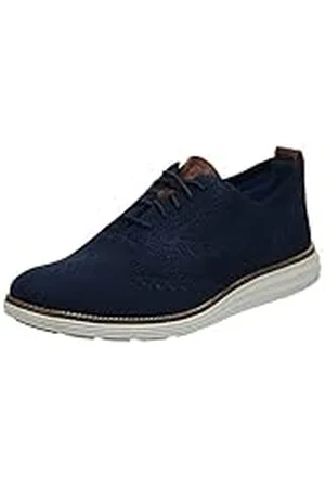 Cole Haan Original Grand Stitchlite, Zapatos de Cordones Oxford Hombre, Blau (Navy Navy/Ivory), 41.5 EU