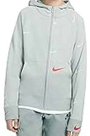 Nike Chaqueta de forro polar unisex para niños Swoosh Flc Fz, , x_l
